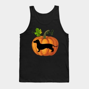 Dachshund in pumpkin Tank Top